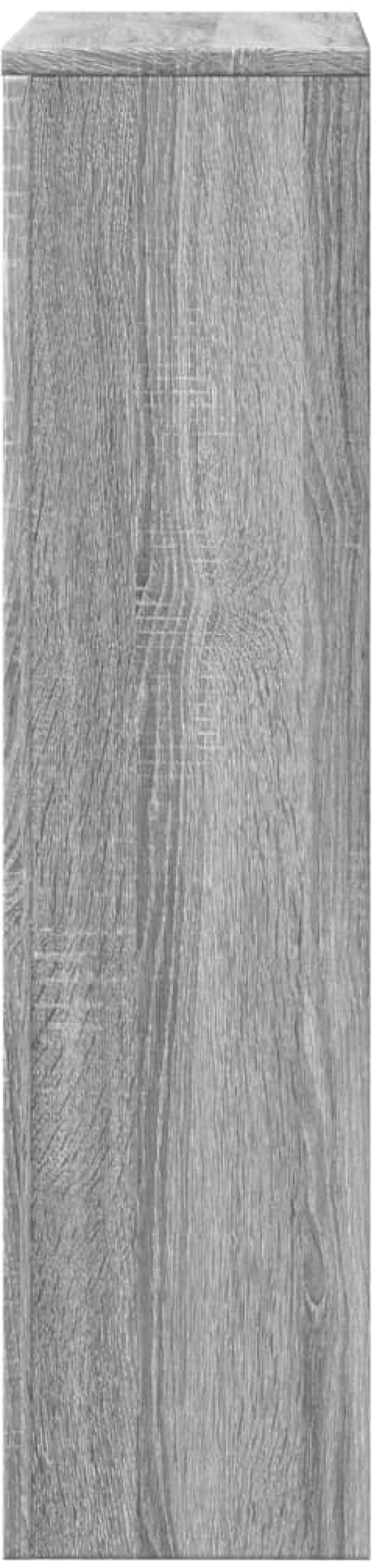 vidaXL Κάλυμμα Καλοριφέρ Γκρι Sonoma 104x20x82εκ Επεξεργασμένο Ξύλο