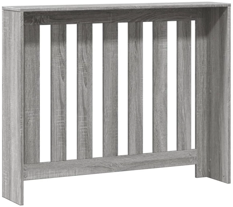 vidaXL Κάλυμμα Καλοριφέρ Γκρι Sonoma 104x20x82εκ Επεξεργασμένο Ξύλο