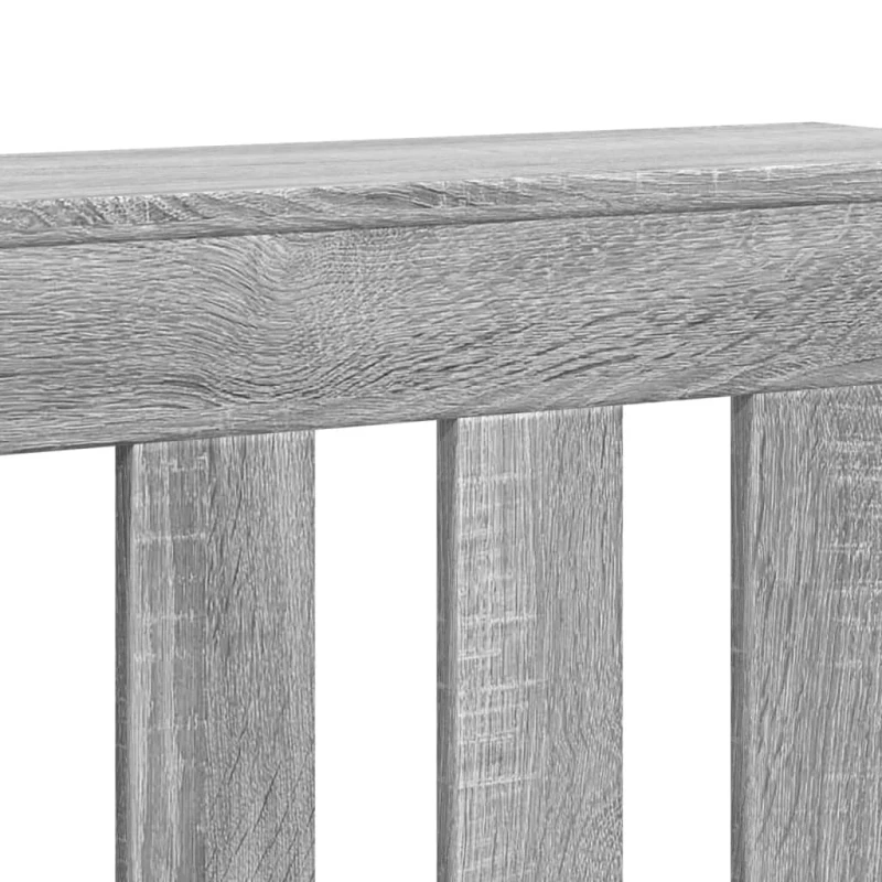 vidaXL Κάλυμμα Καλοριφέρ Γκρι Sonoma 104x20x82εκ Επεξεργασμένο Ξύλο