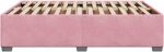 vidaXL Πλαίσιο Κρεβατιού Ροζ 160x200 εκ. Βελούδινο