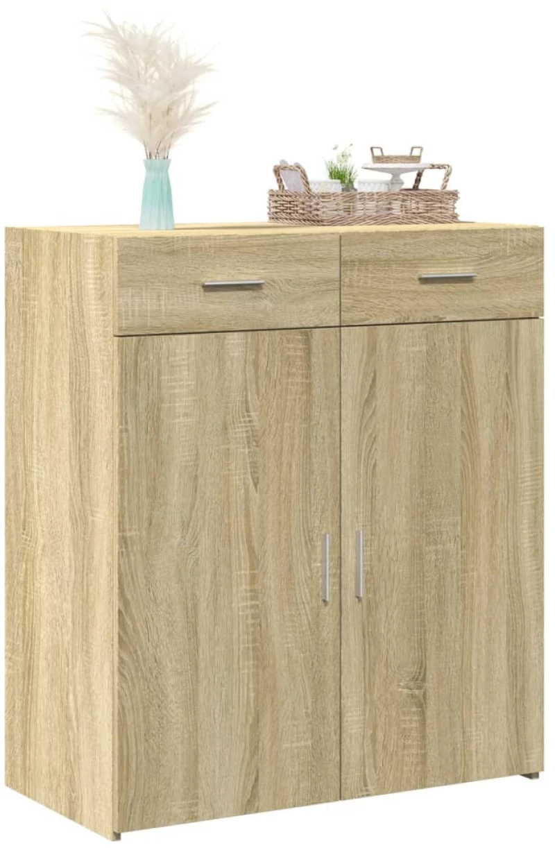 vidaXL Ντουλάπι Sonoma Δρυς 80x42,5x93 εκ. από Επεξεργασμένο Ξύλο