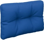 vidaXL Μαξιλάρι Παλέτας Μπλε Ρουά 50 x 40 x 12 εκ. Υφασμάτινο