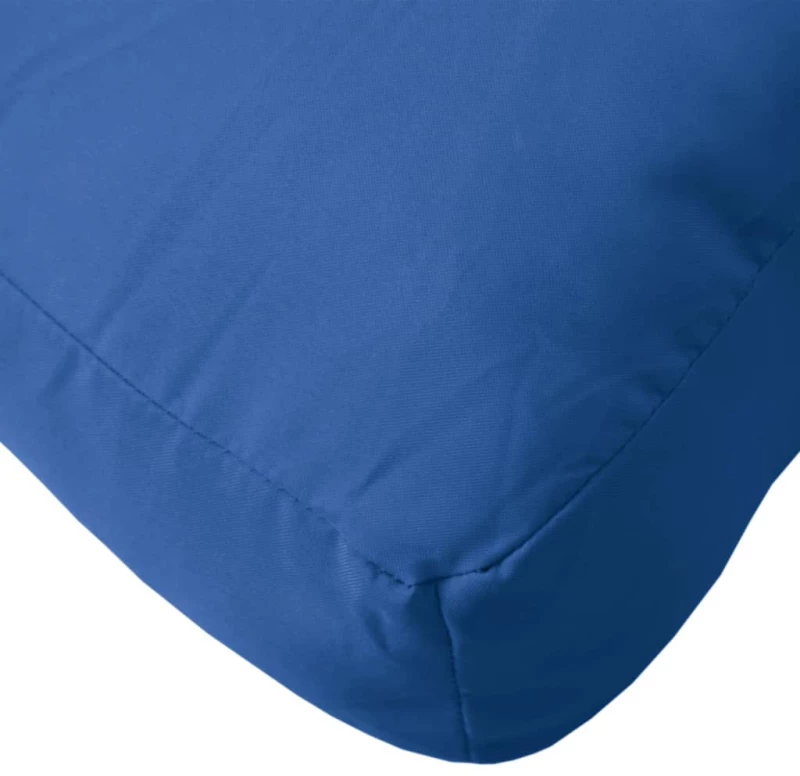 vidaXL Μαξιλάρι Παλέτας Μπλε Ρουά 50 x 40 x 12 εκ. Υφασμάτινο