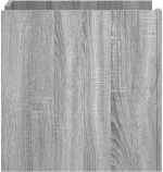 vidaXL Κομοδίνο Sonoma Γκρι 45x50x50 εκ. από Επεξεργασμένο Ξύλο