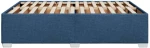 vidaXL Σκελετός Κρεβατιού Χωρίς Στρώμα Μπλε 140x190 εκ. Υφασμάτινο