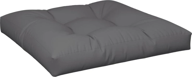 vidaXL Μαξιλάρι Παλέτας Ανθρακί 70 x 70 x 12 εκ. Υφασμάτινο