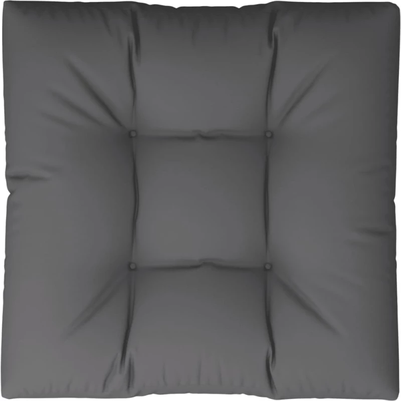 vidaXL Μαξιλάρι Παλέτας Ανθρακί 70 x 70 x 12 εκ. Υφασμάτινο