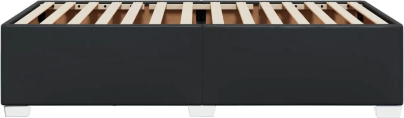vidaXL Πλαίσιο Κρεβατιού Μαύρο 90x190 εκ. από Συνθετικό Δέρμα