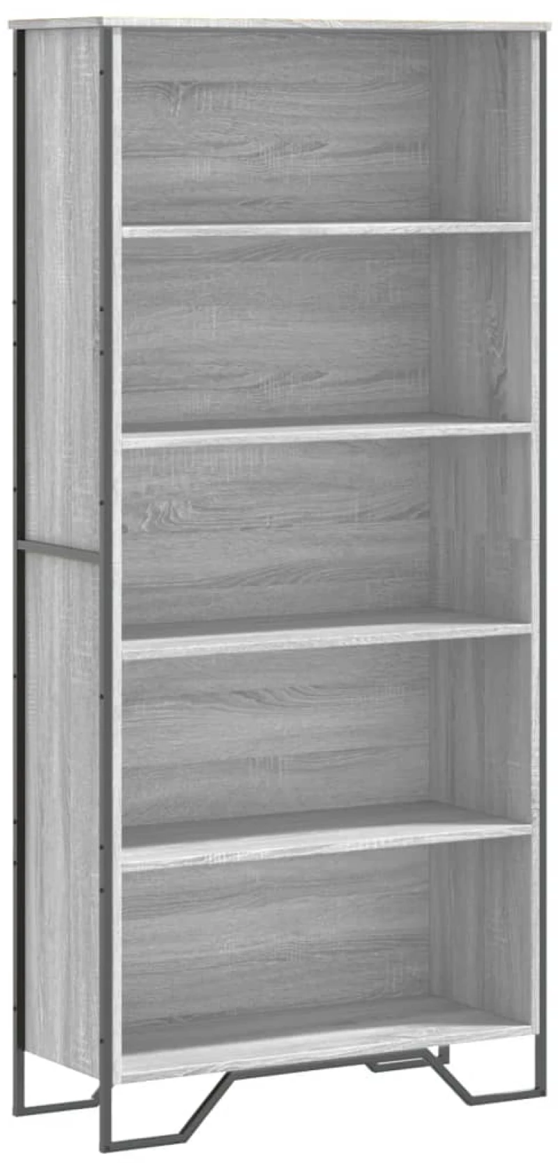 vidaXL Βιβλιοθήκη Γκρι Sonoma 80x31x169 εκ. από Επεξεργασμένο Ξύλο
