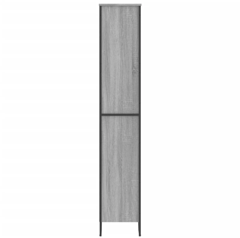vidaXL Βιβλιοθήκη Γκρι Sonoma 80x31x169 εκ. από Επεξεργασμένο Ξύλο