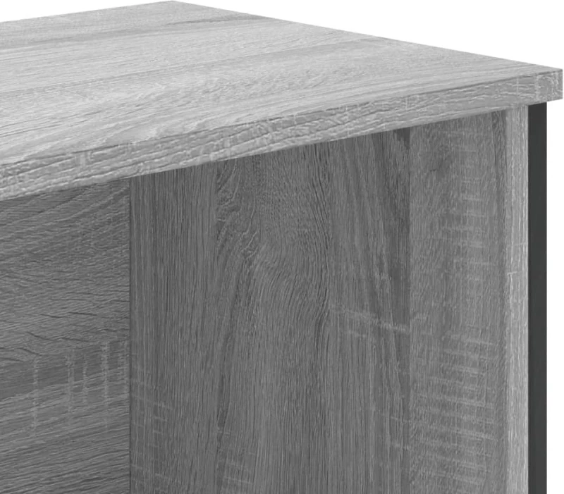 vidaXL Βιβλιοθήκη Γκρι Sonoma 80x31x169 εκ. από Επεξεργασμένο Ξύλο