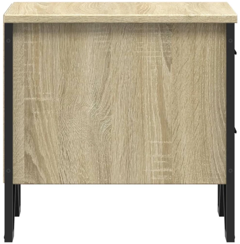 vidaXL Κομοδίνα 2 τεμ. Sonoma Δρυς 40x41x40 εκ. από Επεξεργασμένο Ξύλο