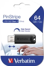 Στικάκι USB Verbatim 49318 Μαύρο 64 GB (1 μονάδα)
