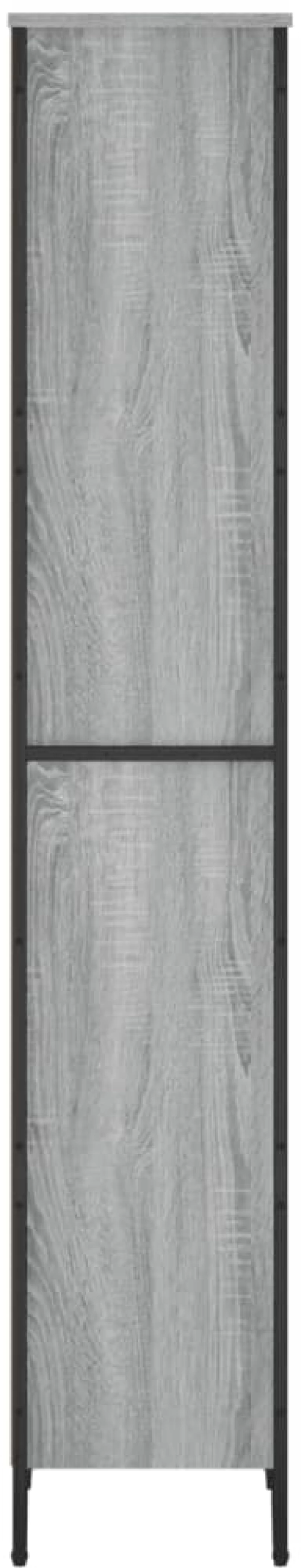 vidaXL Βιβλιοθήκη Γκρι Sonoma 50x31x169 εκ. από Επεξεργ. Ξύλο