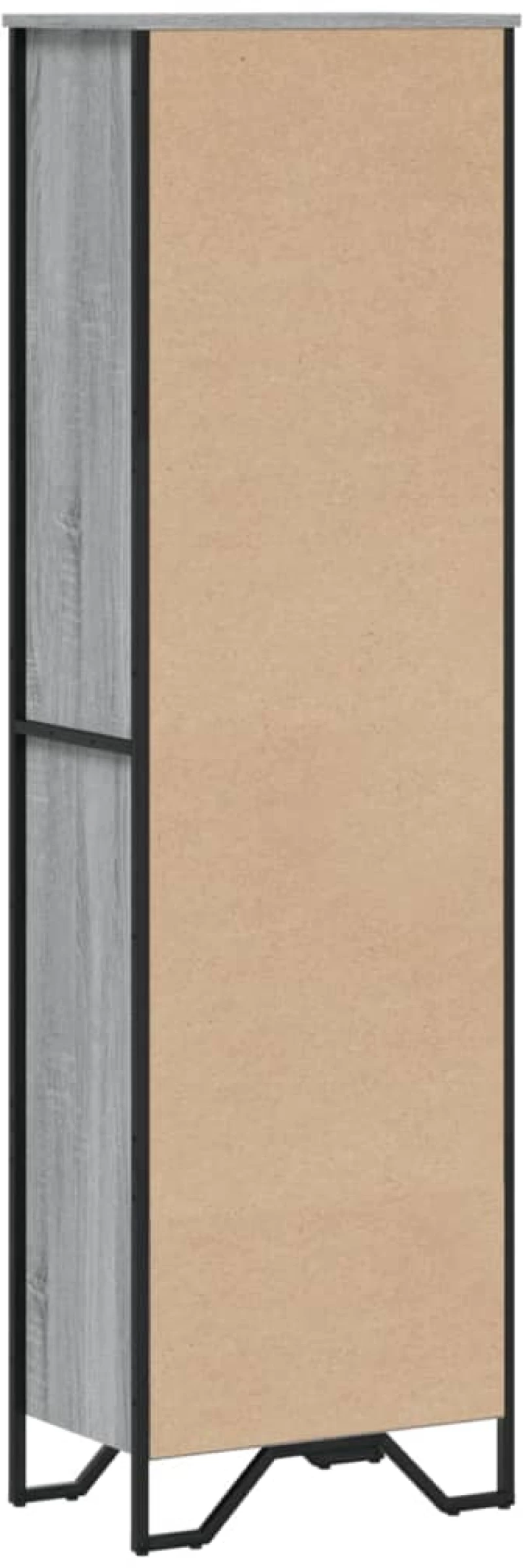 vidaXL Βιβλιοθήκη Γκρι Sonoma 50x31x169 εκ. από Επεξεργ. Ξύλο
