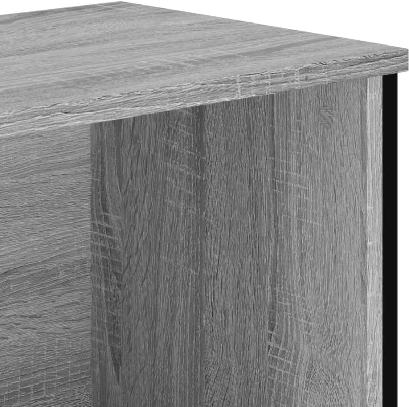 vidaXL Βιβλιοθήκη Γκρι Sonoma 50x31x169 εκ. από Επεξεργ. Ξύλο