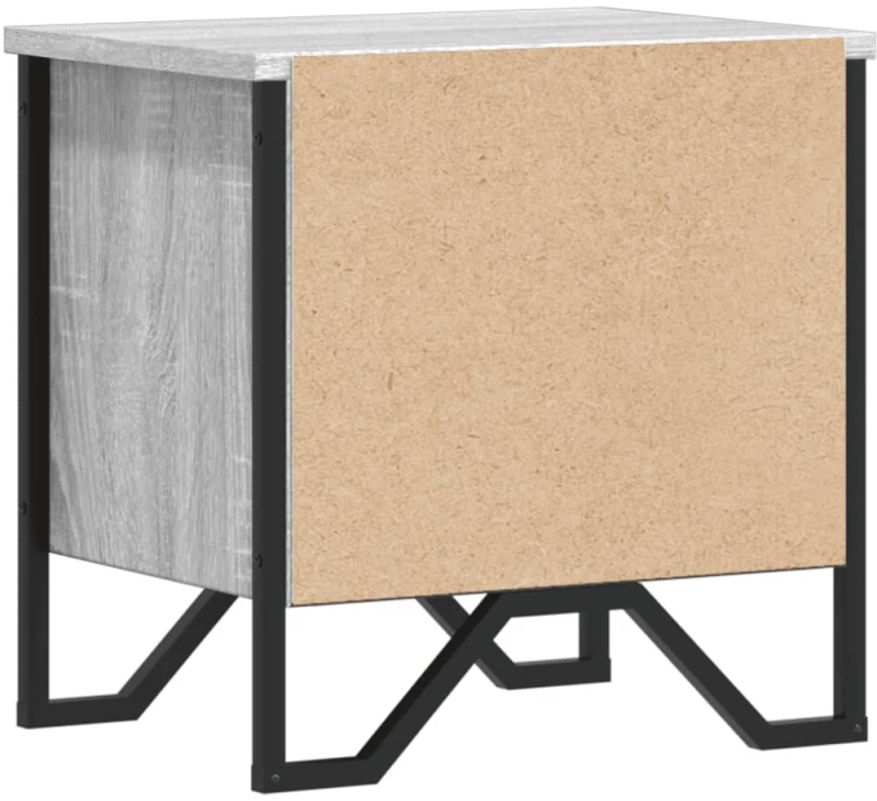 vidaXL Κομοδίνο Γκρι Sonoma 40 x 30 x 40 εκ. από Επεξεργασμένο Ξύλο