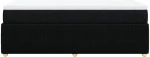 vidaXL Κρεβάτι Boxspring με Στρώμα Μαύρο 90x200 εκ. Υφασμάτινο