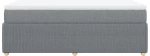 vidaXL Κρεβάτι Boxspring με Στρώμα Ανοιχτό Γκρι 100x200 εκ. Υφασμάτινο