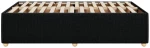 vidaXL Πλαίσιο Κρεβατιού Μαύρο 120x190 εκ. Υφασμάτινο
