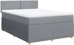 vidaXL Κρεβάτι Boxspring με Στρώμα Αν. Πράσινο 160x200εκ Υφασμάτινο
