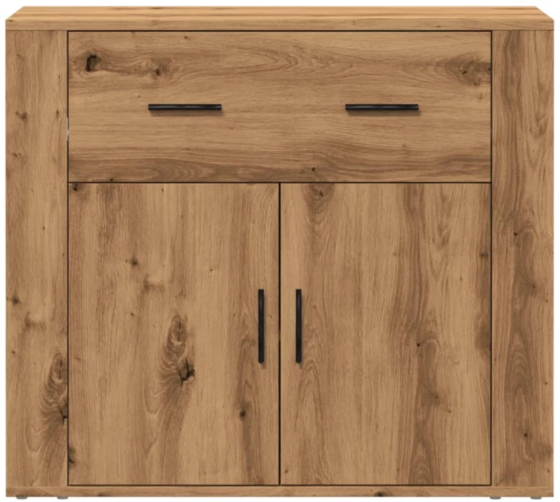 vidaXL Ντουλάπι Artisian Δρυς 80x33x70 εκ. από Επεξεργασμένο Ξύλο