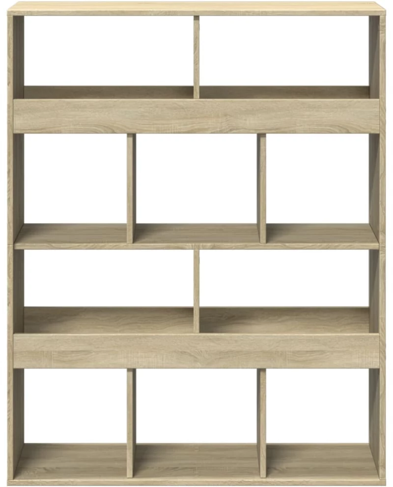 vidaXL Βιβλιοθήκη/Διαχωριστικό Χώρου Δρυς 100x33x125,5 εκ. Επεξ. Ξύλο