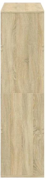 vidaXL Βιβλιοθήκη/Διαχωριστικό Χώρου Δρυς 100x33x125,5 εκ. Επεξ. Ξύλο