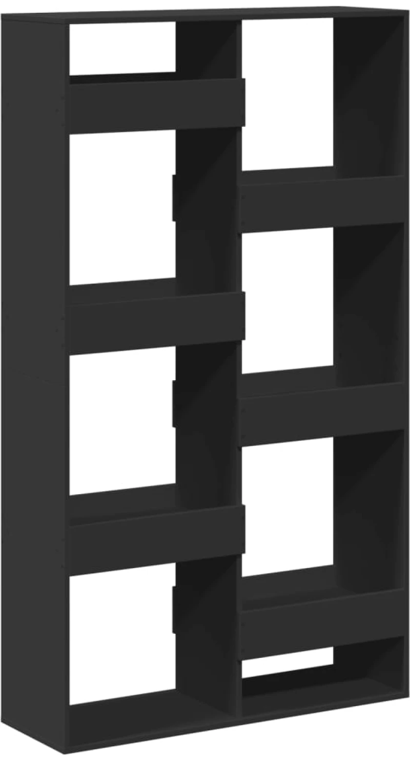 vidaXL Βιβλιοθήκη/Διαχωριστικό Χώρου Μαύρη 100x33x175 εκ. Επεξ. Ξύλο
