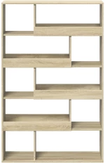 vidaXL Βιβλιοθήκη/Διαχωριστικό Χώρου Δρυς 100x33x156,5 εκ. Επεξ. Ξύλο