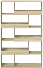 vidaXL Βιβλιοθήκη Sonoma Δρυς 100x33x156,5 εκ. από Επεξεργασμένο Ξύλο