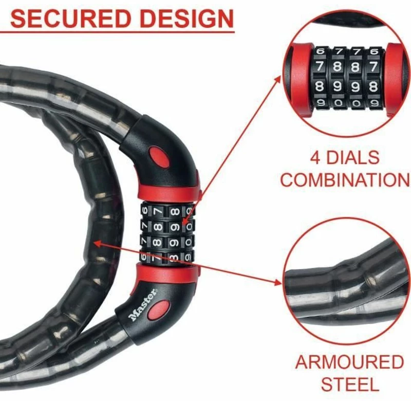 Αλυσίδα με λουκέτο Master Lock