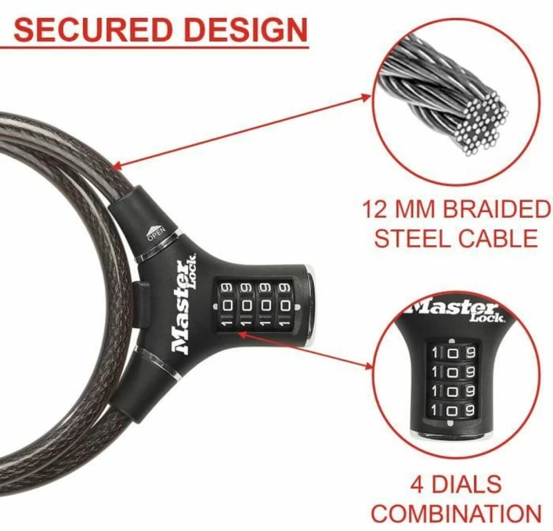 Αλυσίδα με λουκέτο Master Lock