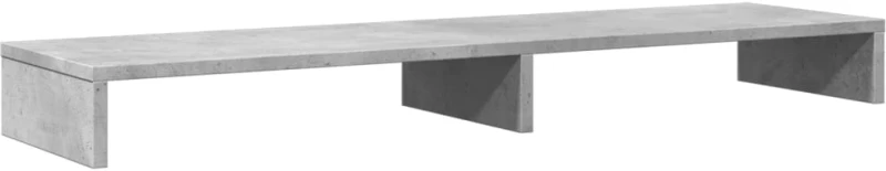 vidaXL Βάση Οθονών Γκρι του Σκυροδέματος 100x27x10 εκ. από Επεξ. Ξύλο