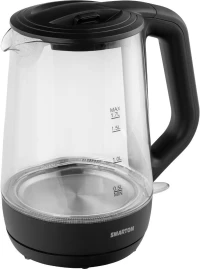 Βραστήρας με Γυάλινη Κανάτα 1,7lt 2200W  Smarton WK400