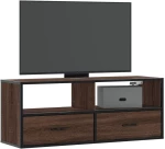 vidaXL Έπιπλο Τηλεόρασης Καφέ Δρυς 100x31x39,5 εκ. Επεξεργασμένο Ξύλο