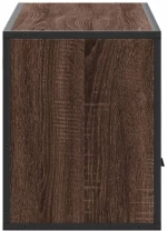 vidaXL Έπιπλο Τηλεόρασης Καφέ Δρυς 100x31x39,5 εκ. Επεξεργασμένο Ξύλο