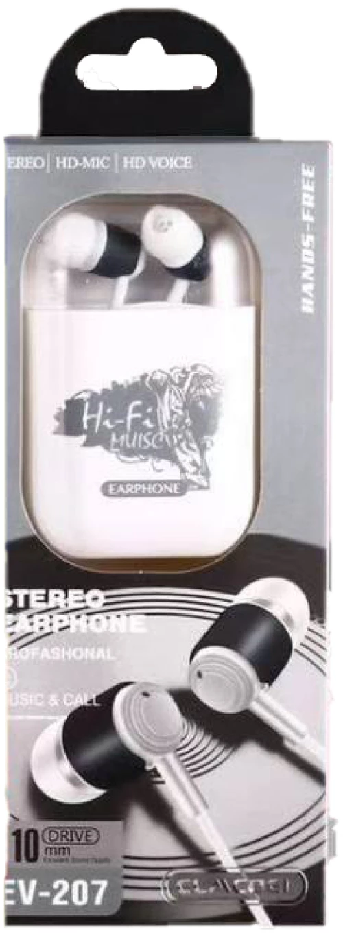 Ενσύρματα ακουστικά - EV-207 - 202296 - White