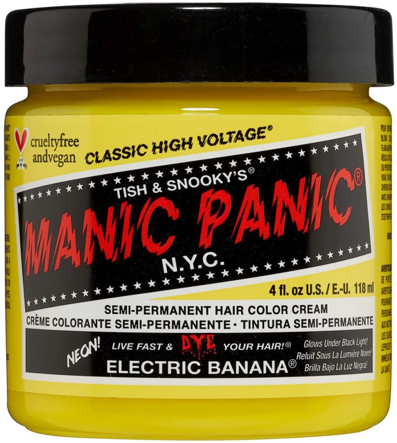Μόνιμη Βαφή Classic Manic Panic 612600110128 Electric Banana (118 ml)