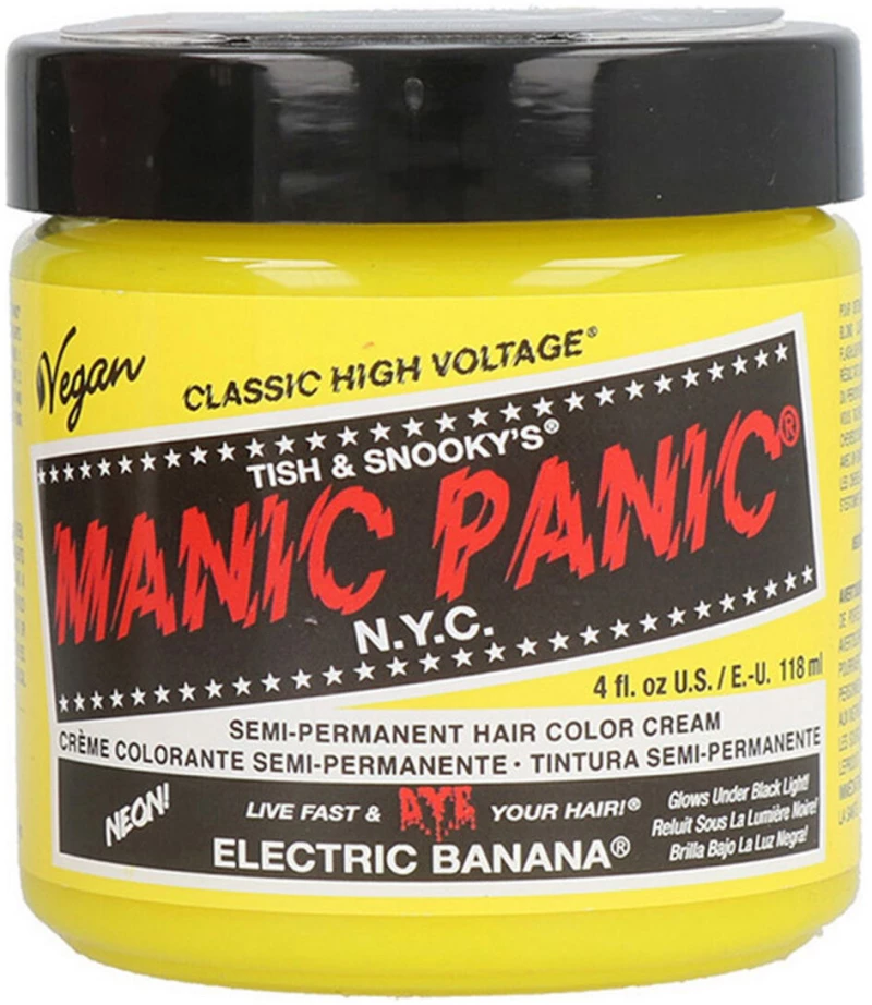Μόνιμη Βαφή Classic Manic Panic 612600110128 Electric Banana (118 ml)