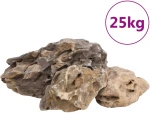 vidaXL Πέτρες Dragon Stones Γκρι 25 κιλά 10-40 εκ.