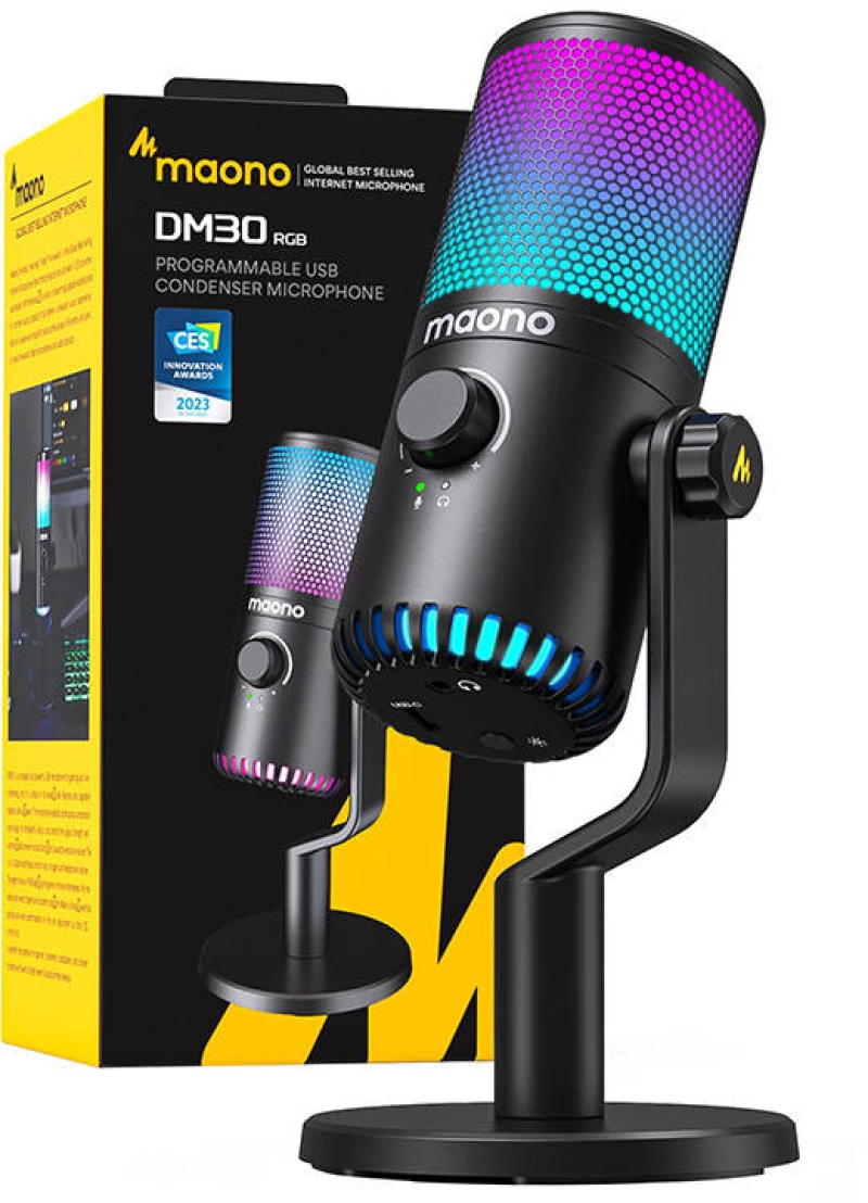 Gaming Microphone Maono DM30RGB (black)