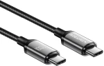 Fast Charging cable Rocoren USB-C to USB-C Retro Series 3m 100W (grey)