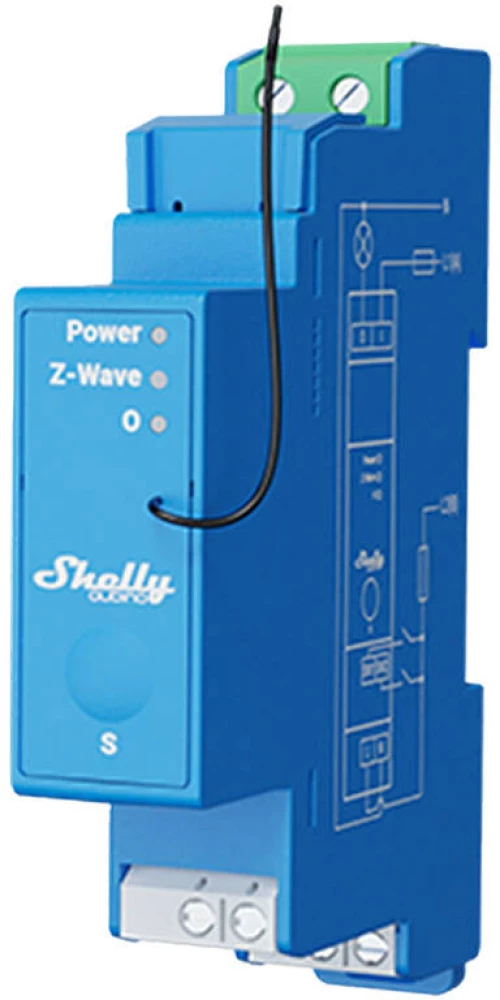 1-channel DIN-rail relay Shelly Qubino Pro 1