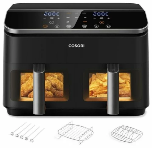 Φριτέζα με Αέρα Cosori Dual Basket 8.5 Chef Edition Μαύρο 8,5 L