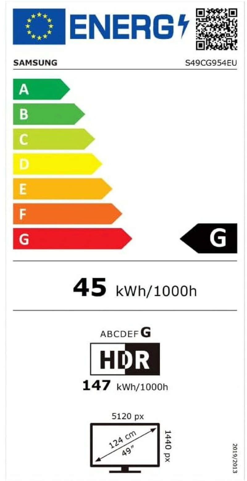 Οθόνη Samsung LS49CG954EUXEN 240 Hz