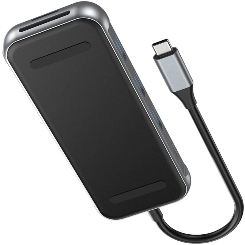 USB Hub Vention TFMHB Μαύρο/Ασημί