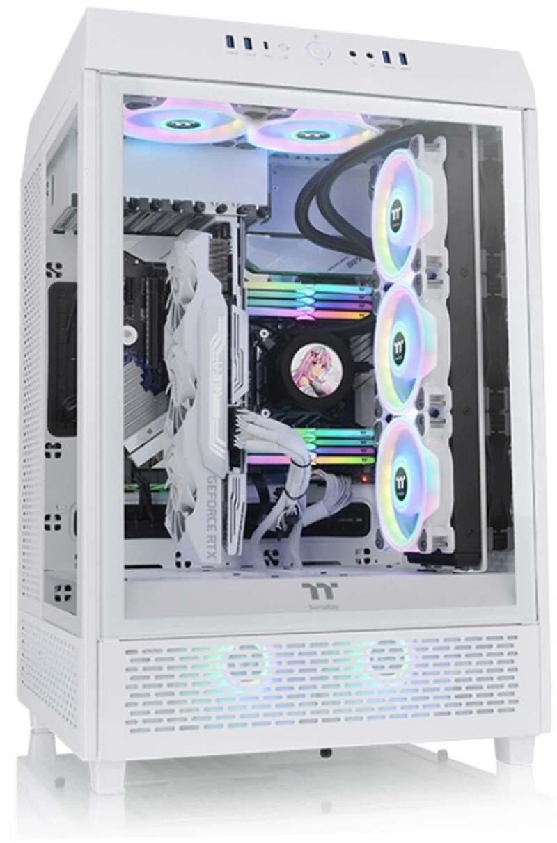 Κουτί Μέσος Πύργος ATX THERMALTAKE The Tower 500 ATX Λευκό