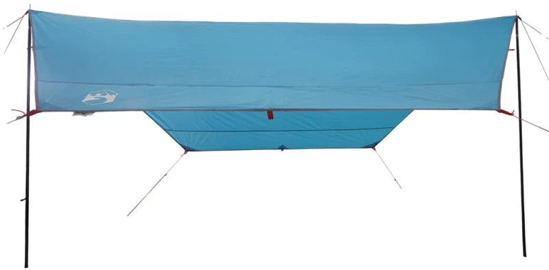 vidaXL Μουσαμάς Κάμπινγκ Αδιάβροχος Μπλε 430x380x210 εκ.