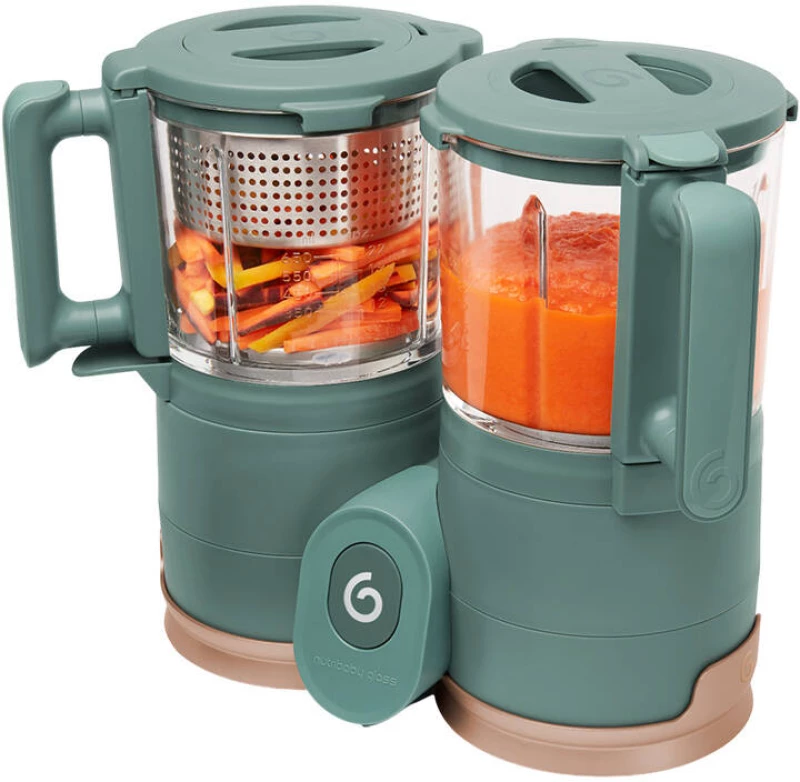Multi-purpose food processor Babymoov Nutribaby Glass 4-in-1 (green)